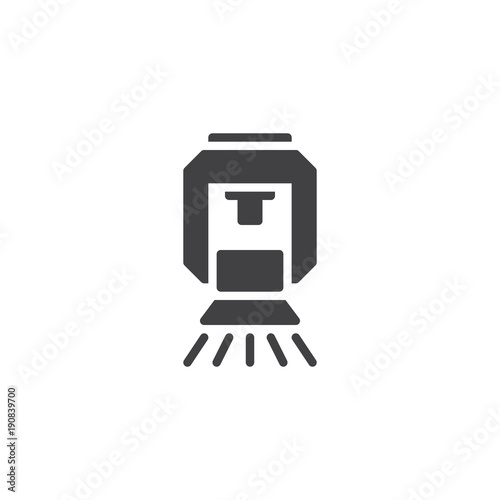 Sprinkler icon vector, filled flat sign, solid pictogram isolated on white. Fire extinguishing system symbol, logo illustration.