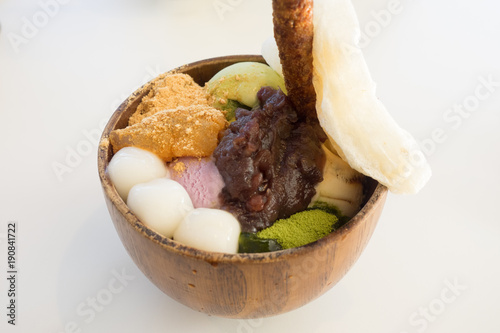 おしゃれな抹茶パフェ