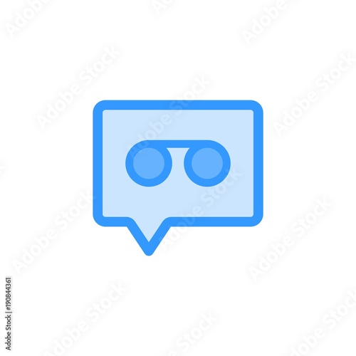 Message 01 filled - voicemail icon 