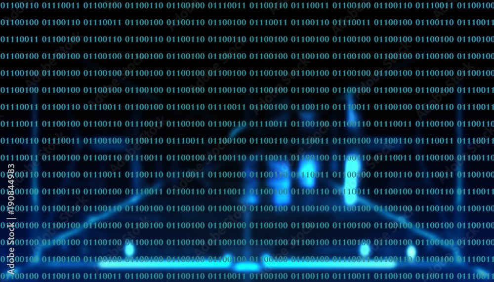 digital binary code. digital binary code.