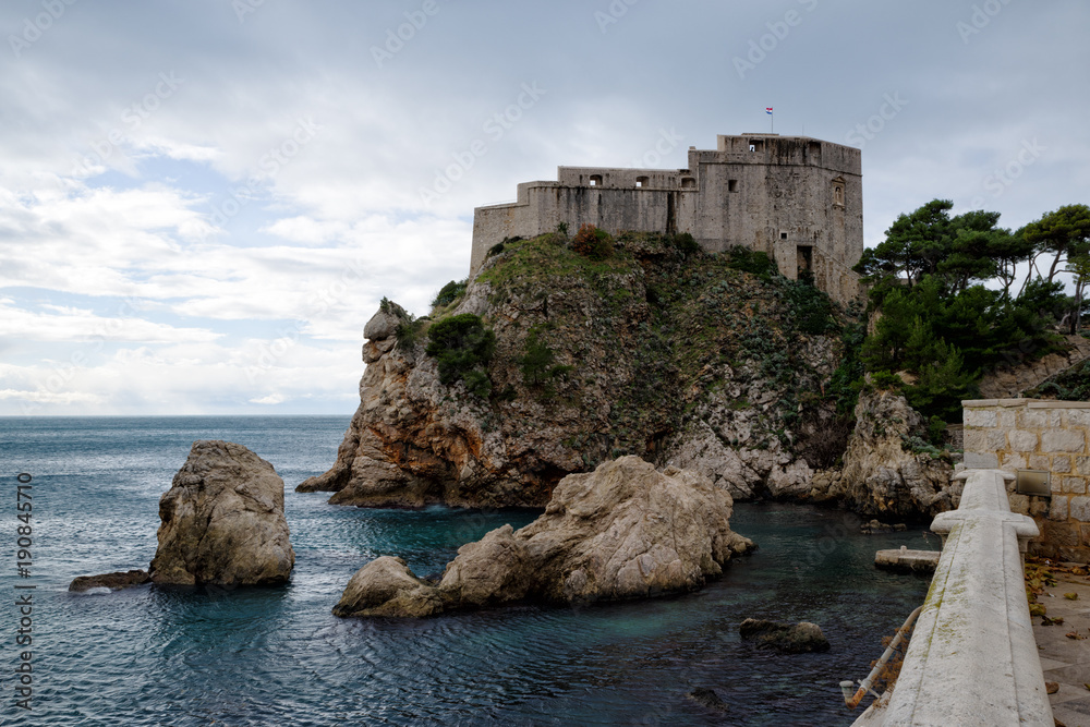 Fort of St. Lawrence (Fort Lovrjenac) in Dubrovnik, Croatia