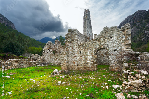 Olympos antique city, ruins