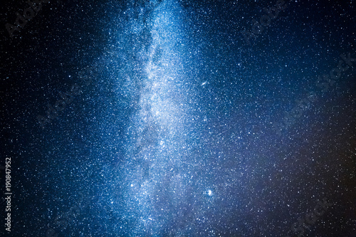 Stunning milky way with million stars at night