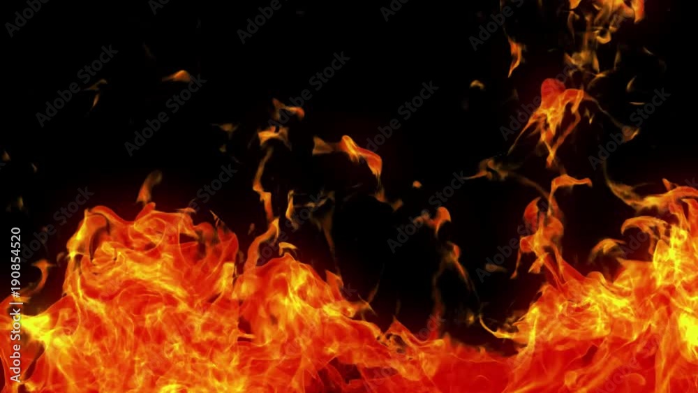 Burning fire bottom abstract with alpha channel Burning fire bottom abstract with alpha channel