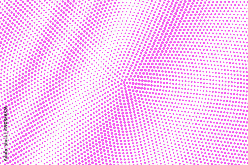 Pink on white dotted halftone. Half tone vector background. Striped dotted gradient. Pink on white dotted halftone. Half tone vector background. Striped dotted gradient.