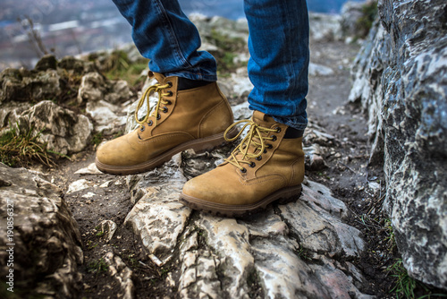 Walk on a mountain path