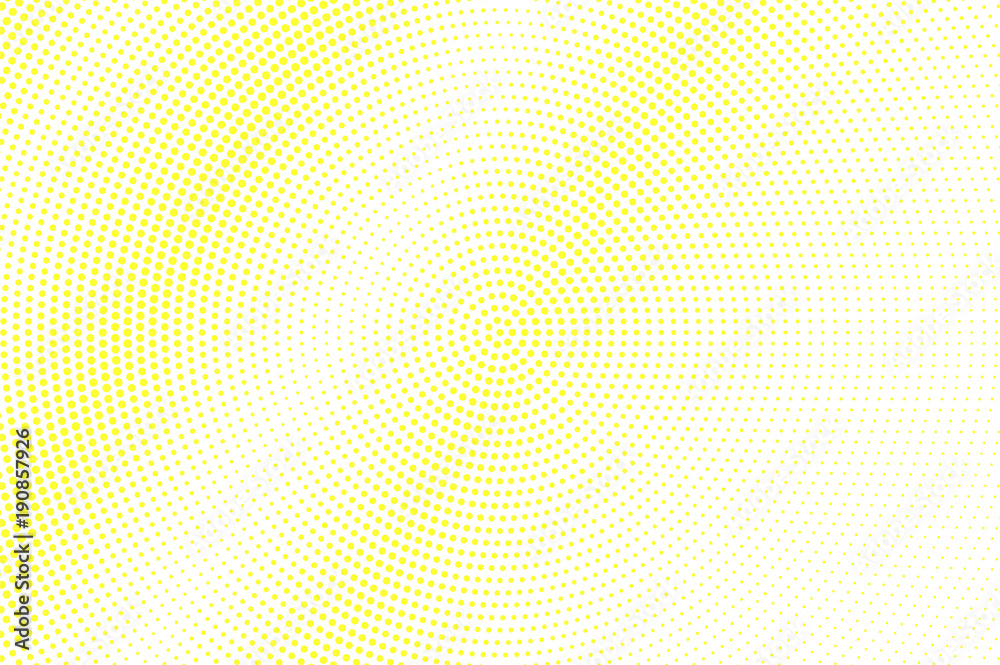 Yellow white dotted halftone. Smooth diagonal halftone vector background. Yellow white dotted halftone. Smooth diagonal halftone vector background.