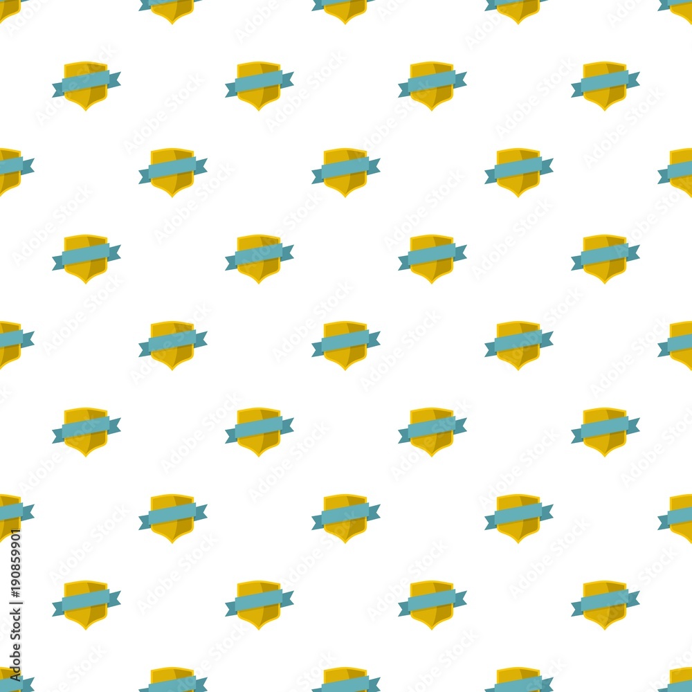 Badge pattern seamless in flat style for any design Badge pattern seamless in flat style for any design