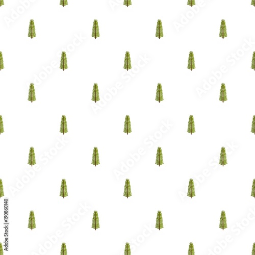 Sequoia leaf pattern seamless in flat style for any design