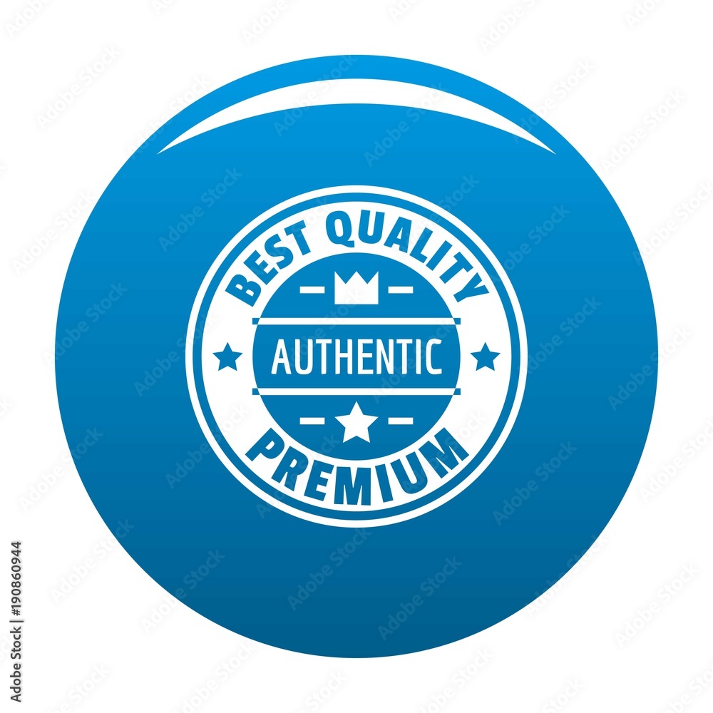 Best quality logo. Simple illustration of best quality vector logo for web