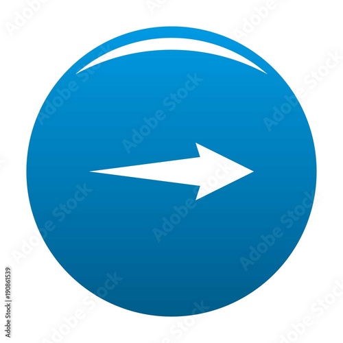 Free Download Arrow icon vector blue circle isolated on white background  - GFXLoad