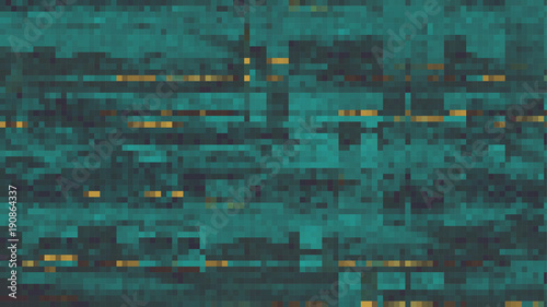 Abstract Fragmented Noisy Pixel Background  - Vector Illustration.