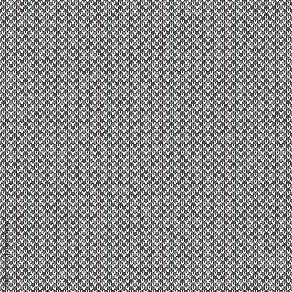 Knitted Wool Sweater Pattern Vector Imitation. Seamless Background with Shades of Gray Colors. Knitting Wool Sweater Design Knitted Wool Sweater Pattern Vector Imitation. Seamless Background with Shades of Gray Colors. Knitting Wool Sweater Design