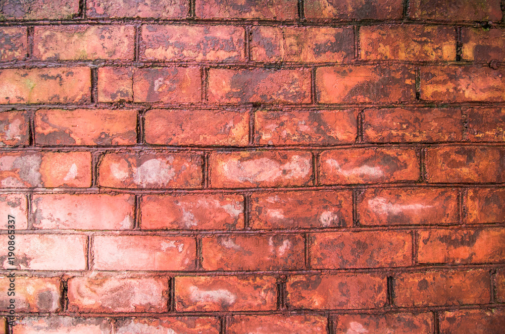 Background of red brick wall texture Background of red brick wall texture