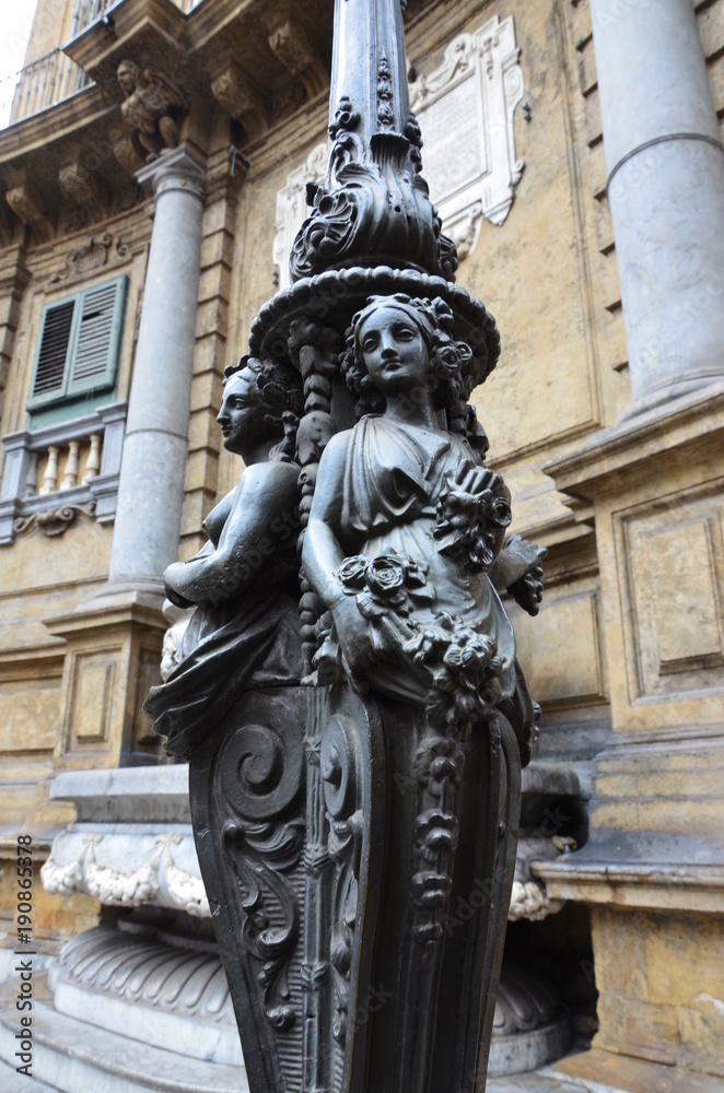 Quattro Canti in Palermo, the Four Corners Square