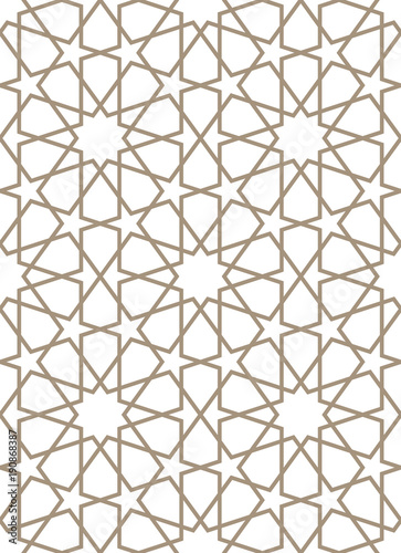 Seamless pattern in Moroccan style.