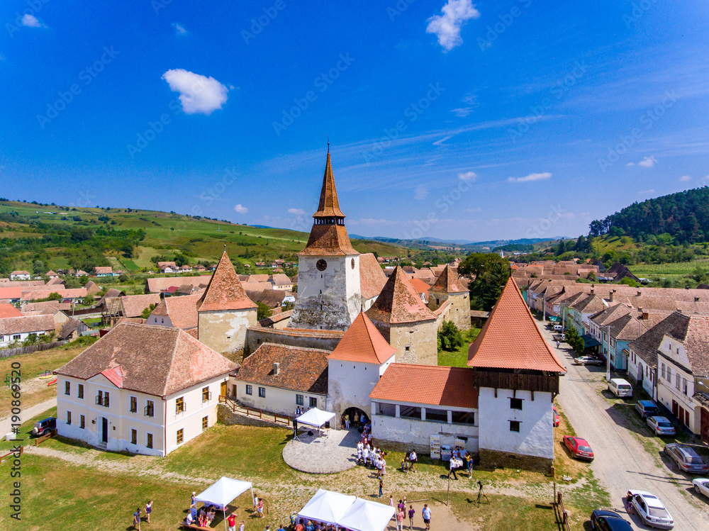 Archita Fortified Church in Archita Saxon Village Transylvania Romania