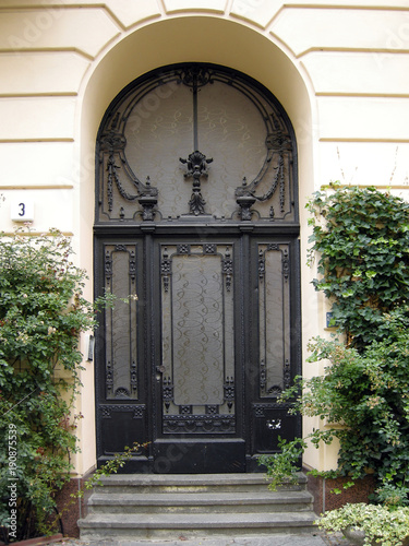 Canvas Print Berlin, Hauseingang