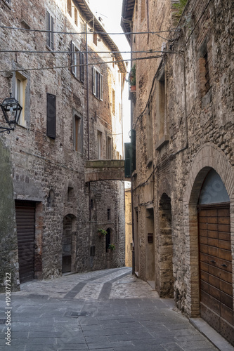 Old street of Todi  Umbria