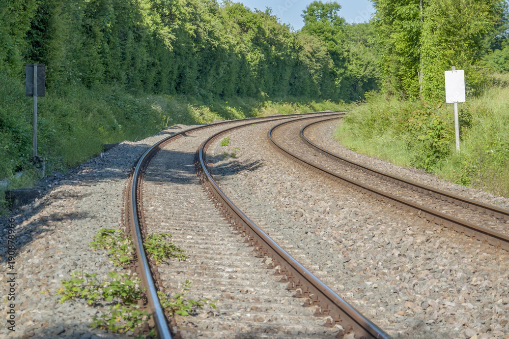 Fototapeta premium railroad track