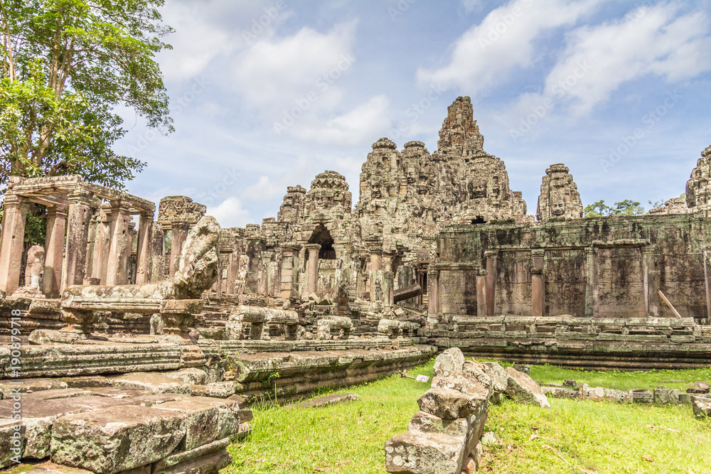 View of Bayon Angkor Thom Cambodia