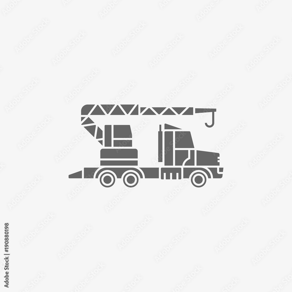 construction crane vector icon construction crane vector icon