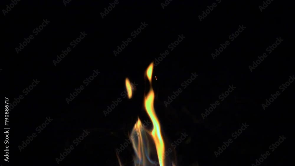 Tongue of flame on black background, slow motion, full hd 1080p video Tongue of flame on black background, slow motion, full hd 1080p video