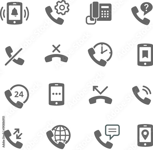 Phone Icon set
