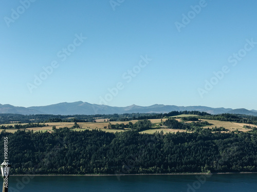 Beautiful landscape from Vista House in Oregon state © Michal