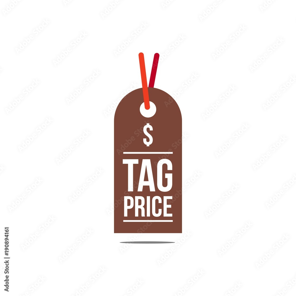 Price Tag Logo Vector Template Design
