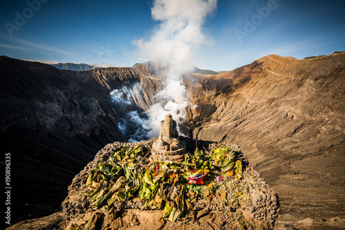Ganesh altar on the side of Bromo Crater