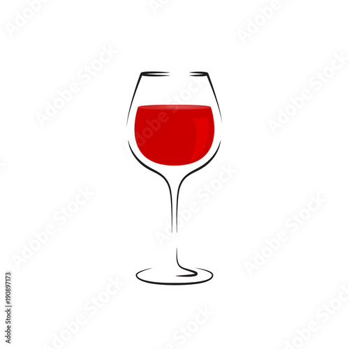red wine glass