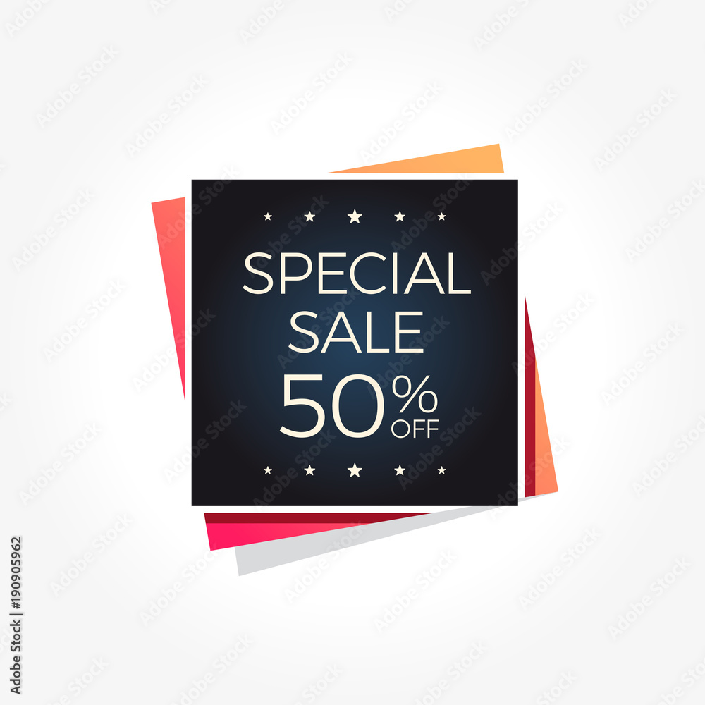 Special Sale 50% Off Label