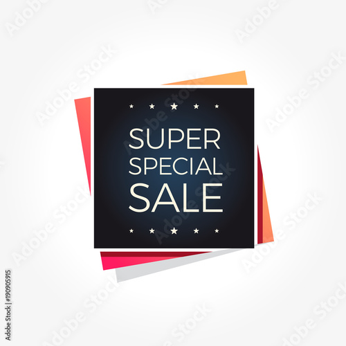 Super Special Sale Label