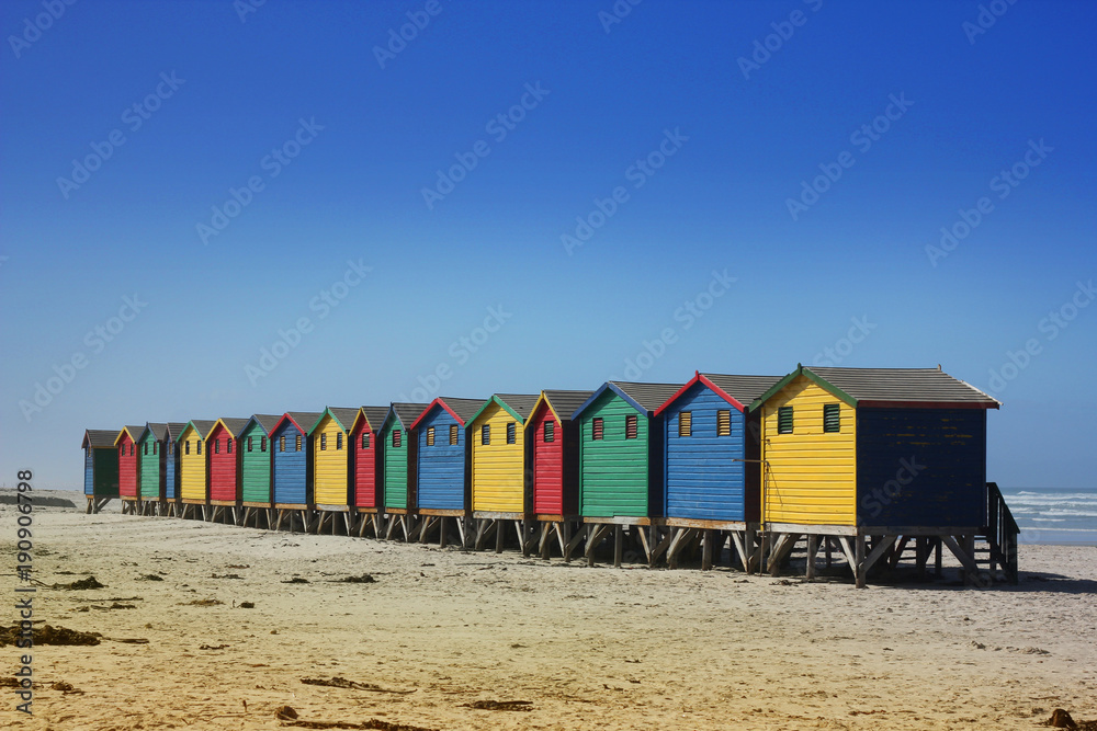 Beach Huts in Cape Town