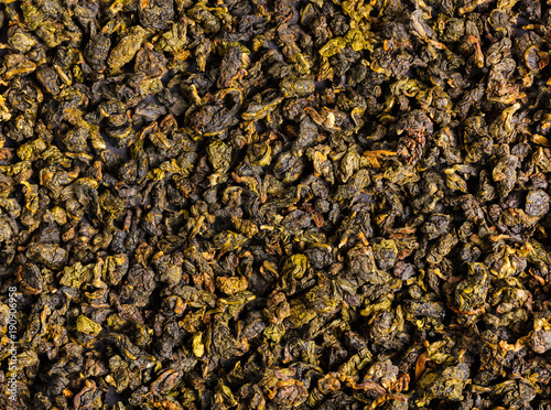background dry green tea