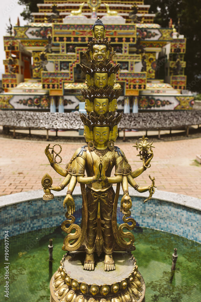 Traditional Buddha statue in Nepal