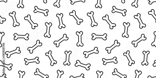 dog bone seamless pattern vector puppy isolated illustration wallpaper tile background