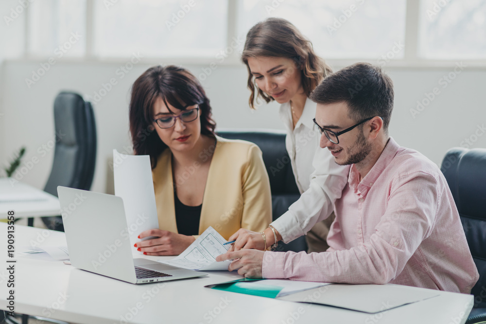 Fototapeta premium Business team