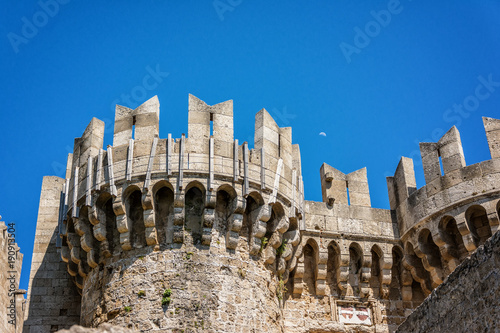 Palace of the Grand Master of the Knights on Rhodes island, Greece photo
