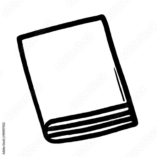 hand drawn book. vector and illustration