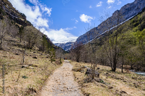 Hiking in Ordesa Valley, Aragon, Spain