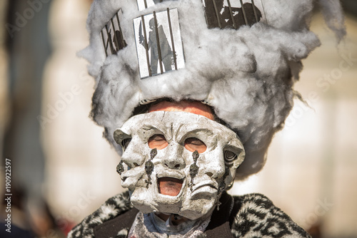 Traditional venetian carnival costume