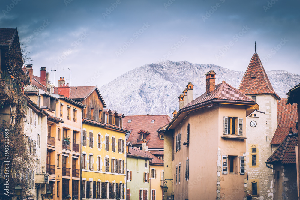 Naklejka premium Vieille ville d'Annecy