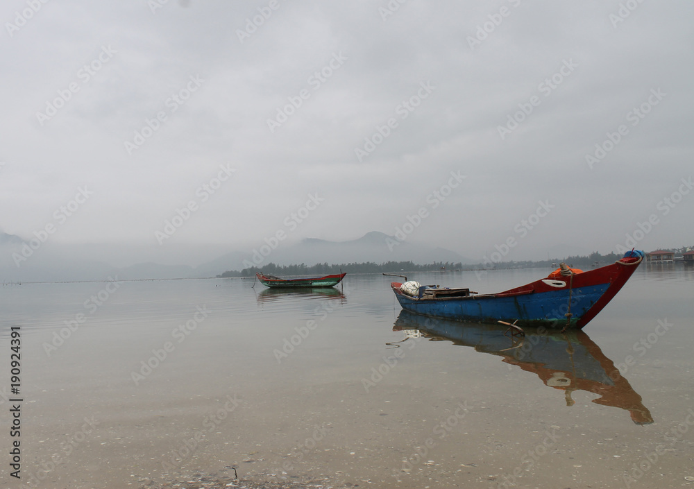 Flußlandschaft am Wolkenpass in Vietnam