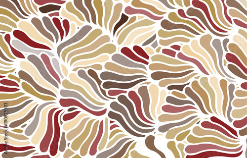 Abstract background consisting of colored sea shells