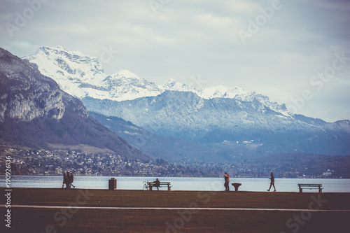 Promenade hivernale à Annecy