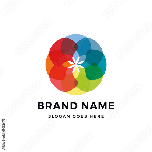 Free Download Colors Logo Design Template - GFXLoad