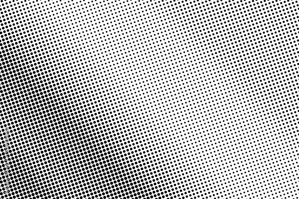 Black white dotted halftone. Half tone vector background. Diagonal subtle dotted gradient. Futuristic Black white dotted halftone. Half tone vector background. Diagonal subtle dotted gradient. Futuristic