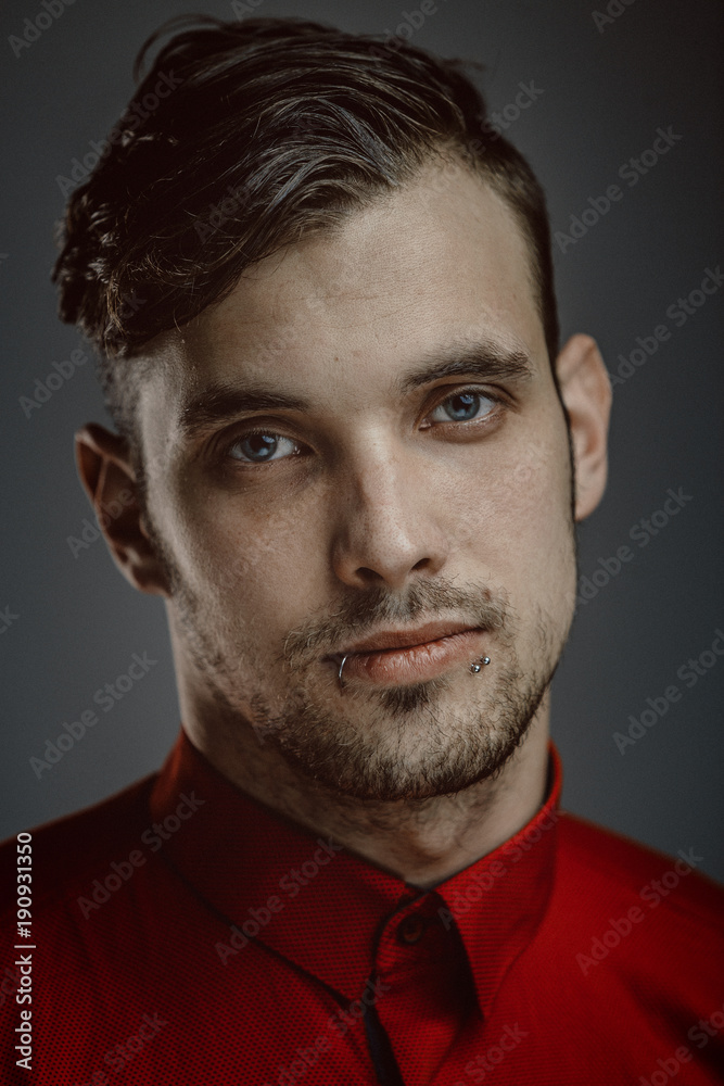 Obraz premium Portrait of a young handsome man